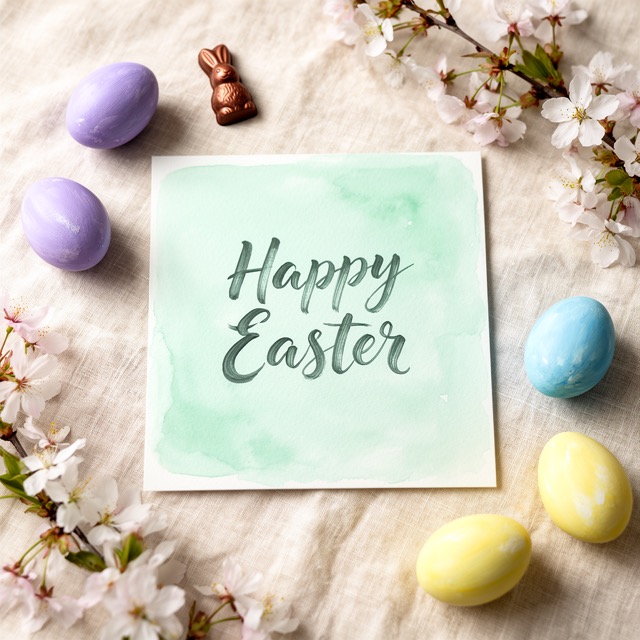 Easter greeting card