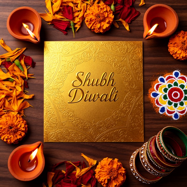 Diwali greeting card