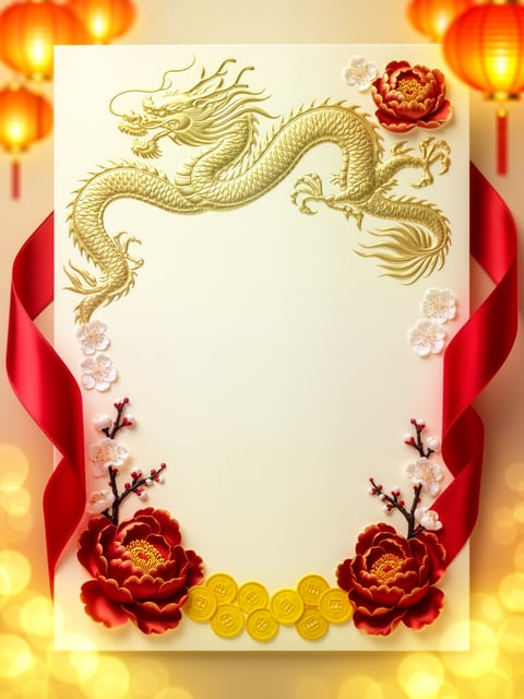 Lunar New Year greeting card