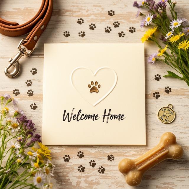 Pet Adoption greeting card