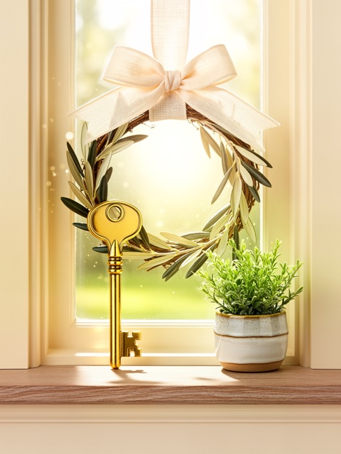 Housewarming greeting card