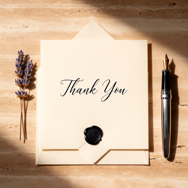 Thank You greeting card
