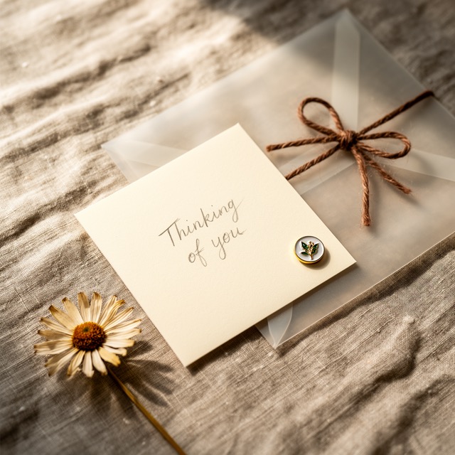 Just Because greeting card