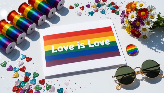 Pride greeting card