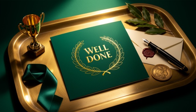 Congratulations greeting card
