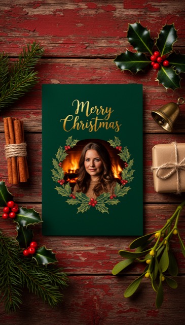 Christmas greeting card