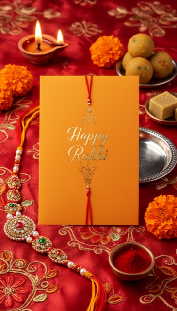 Raksha Bandhan greeting card