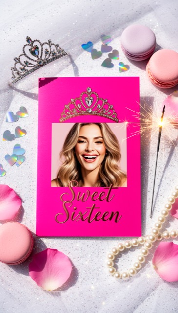 Sweet 16 greeting card