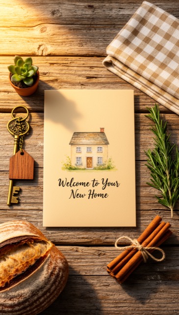 Housewarming greeting card