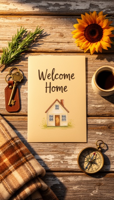 Welcome Home greeting card
