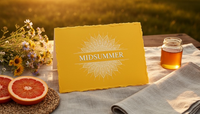 Midsummer greeting card