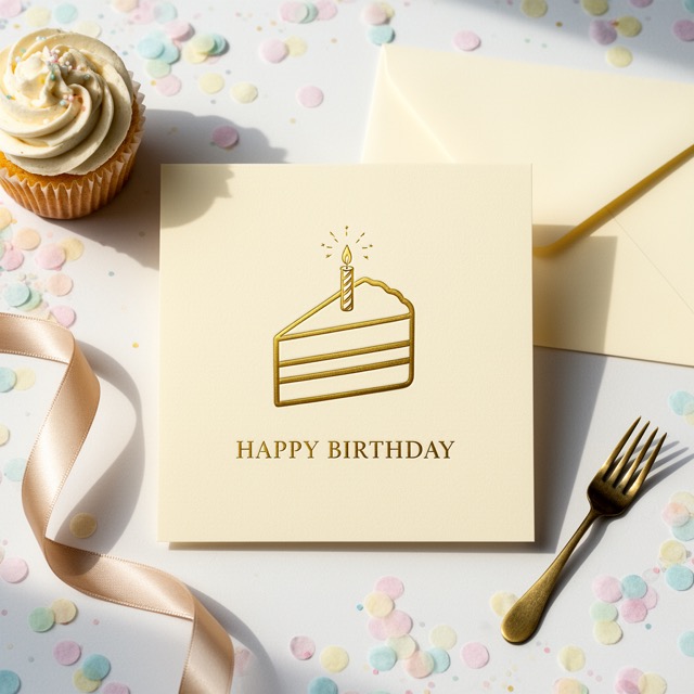 Birthday greeting card