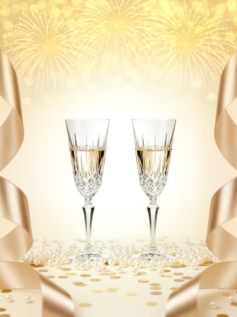 New Year greeting card
