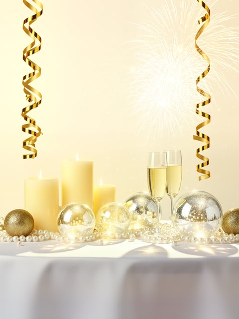 New Year greeting card