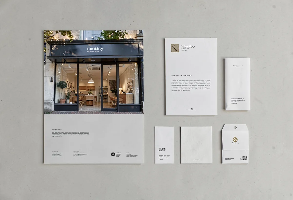 A finished identity applied across a shopfront