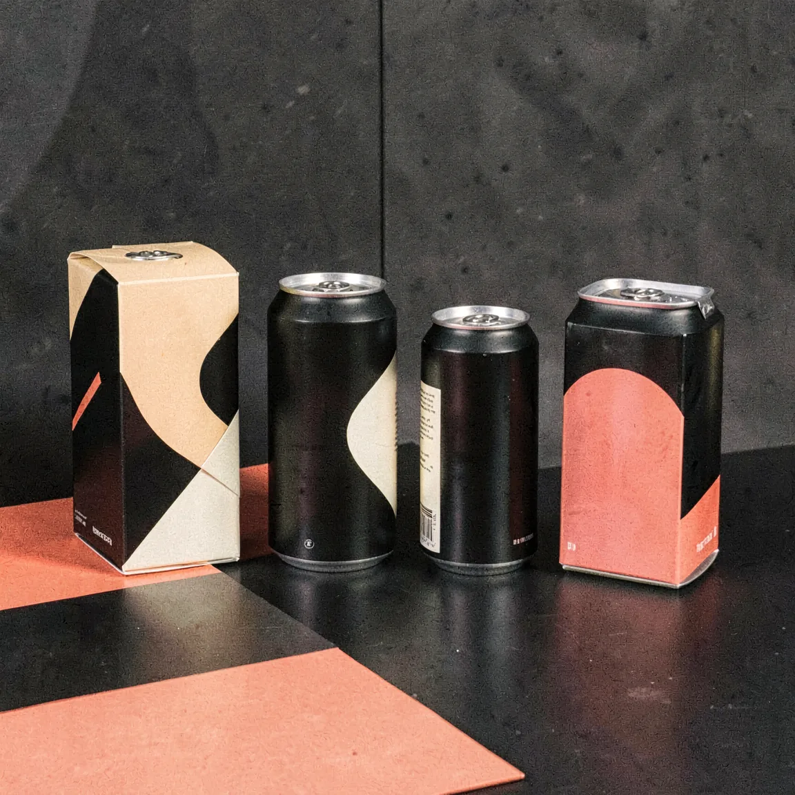 A drinks brand identity across cans and cartons