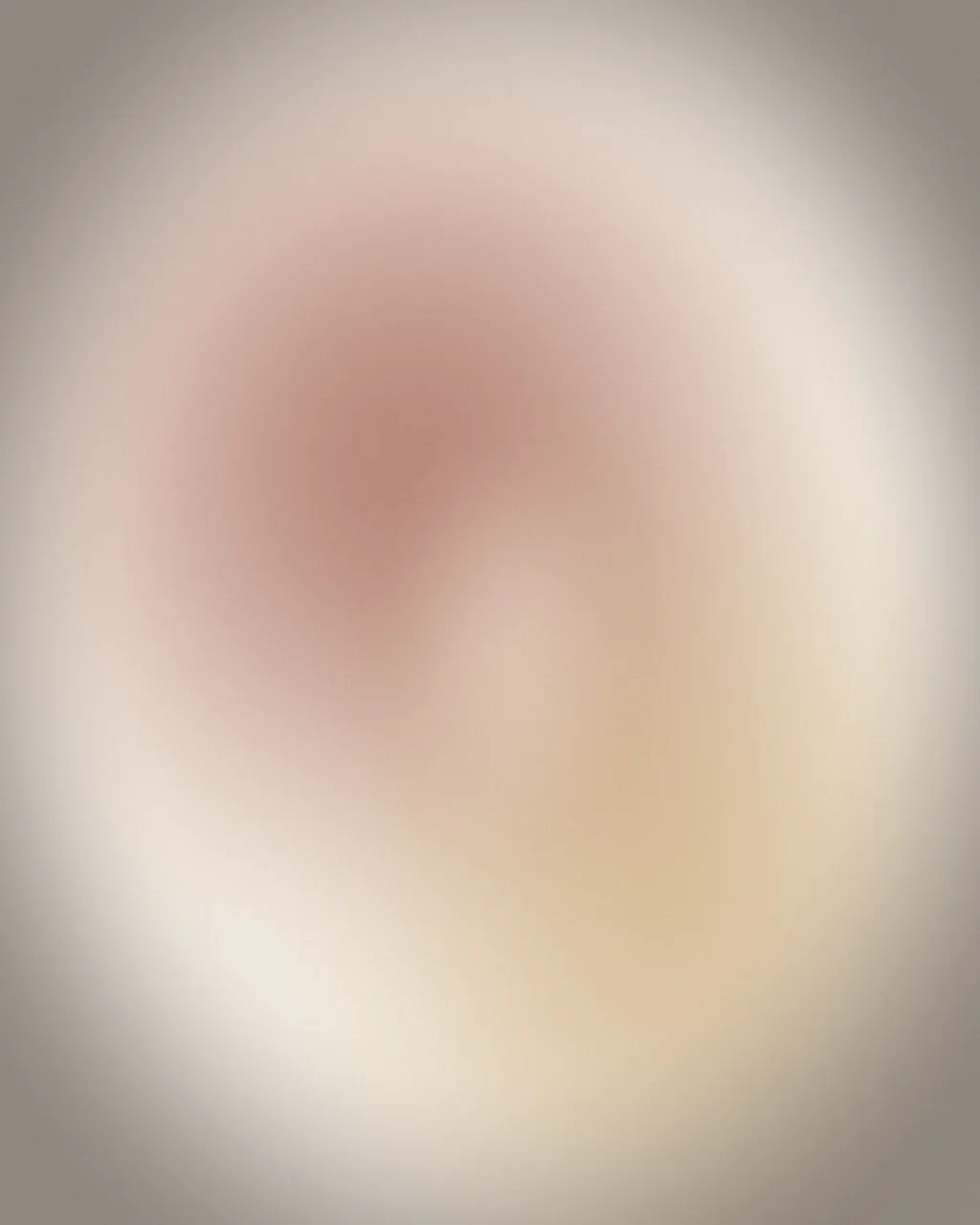 Soft-focus placeholder portrait in warm madder and gold — swap in your own photo