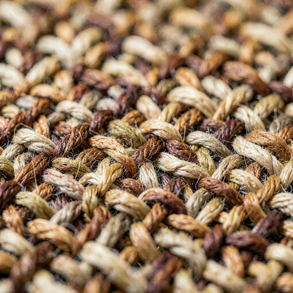 Close weave detail showing the warp threads