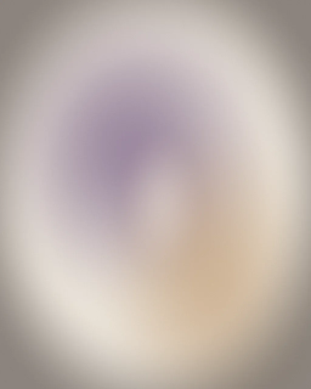 Soft-focus placeholder portrait in warm plum and ochre — swap in your own photo