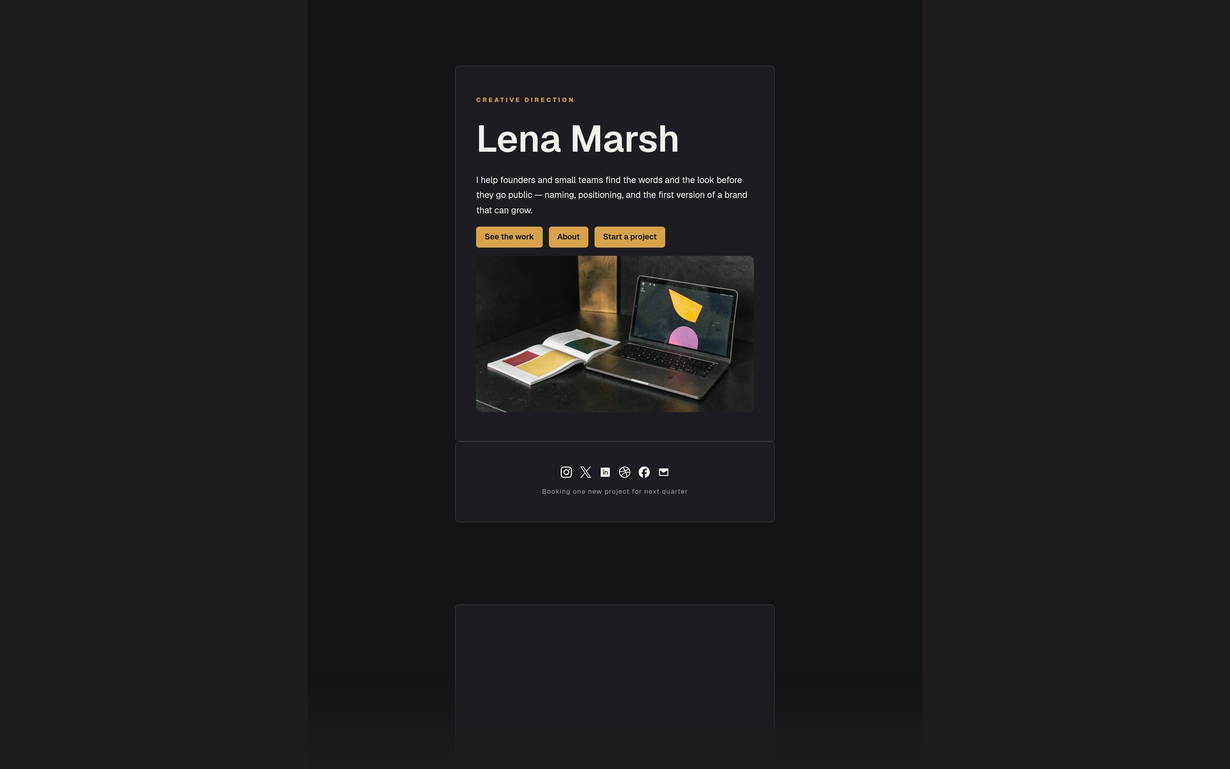 Atrium template preview