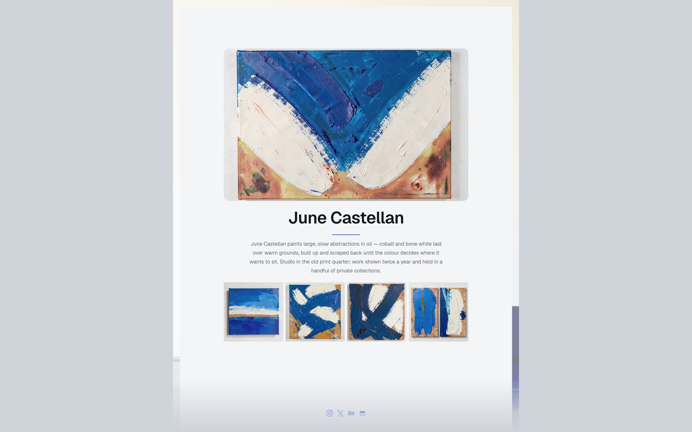 Cobalt template preview