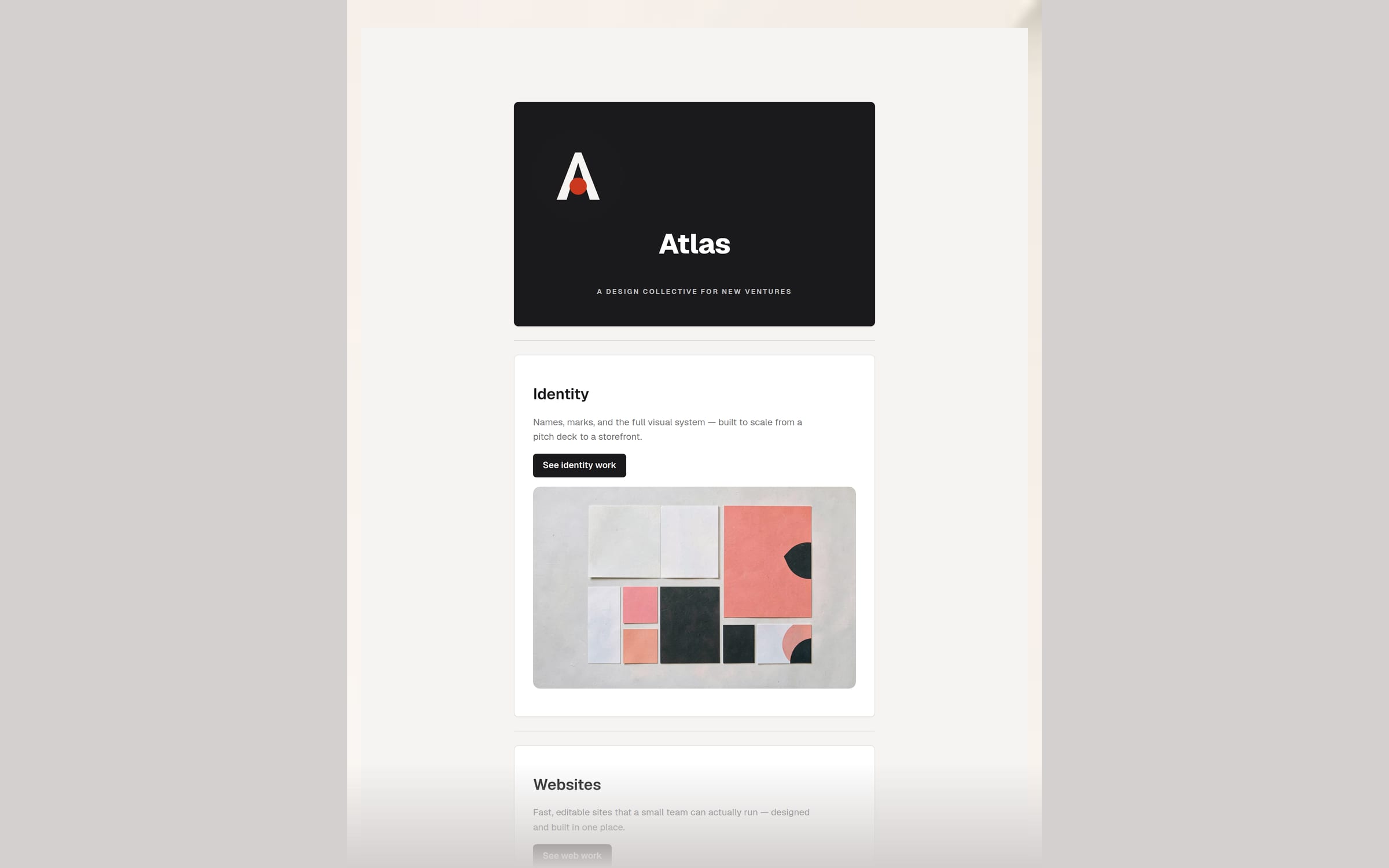 Collective template preview