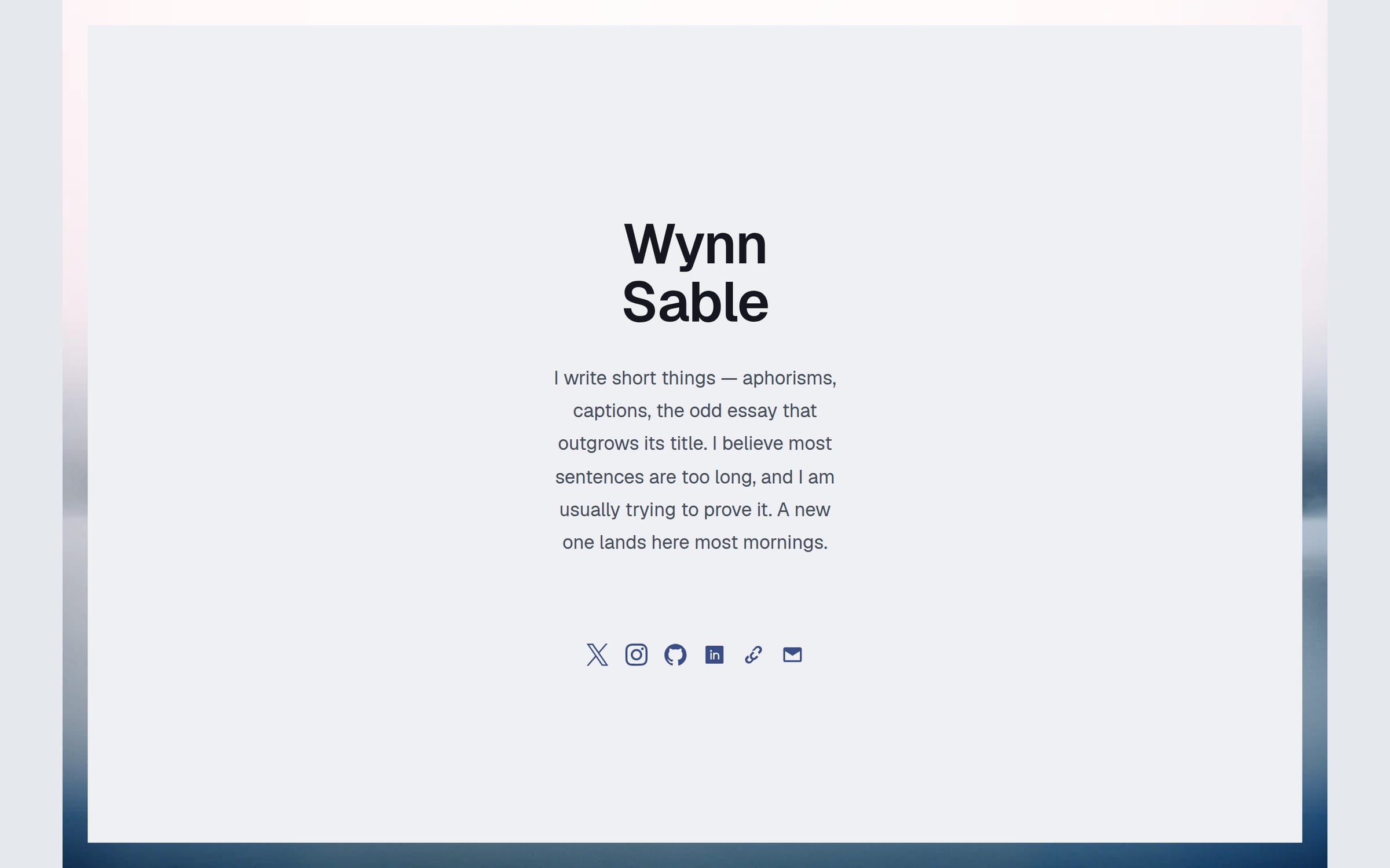 Epigram template preview