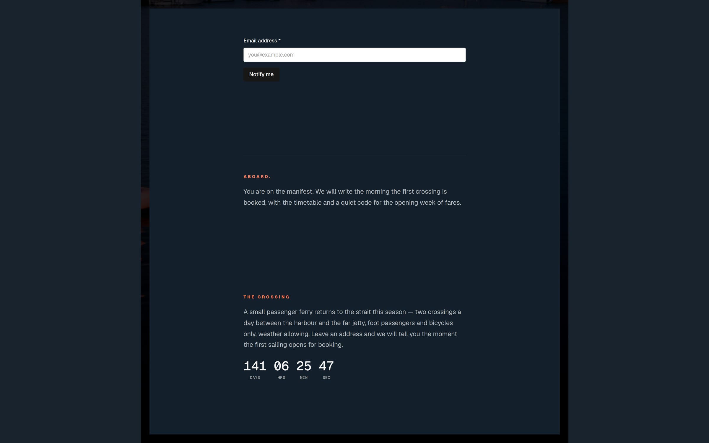 Ferry template preview