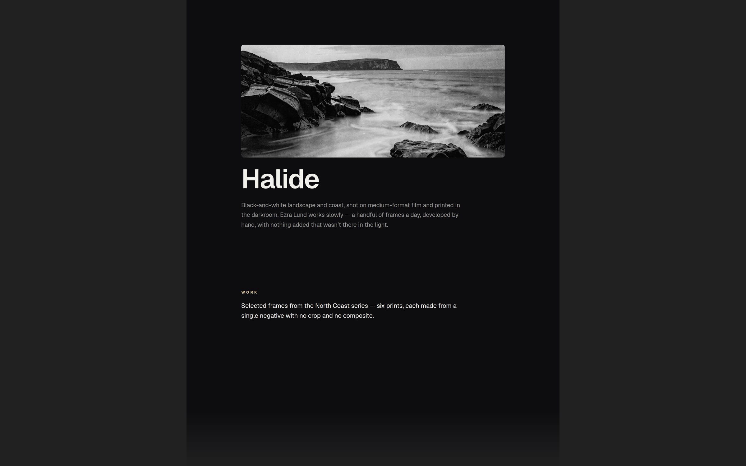 Halide template preview