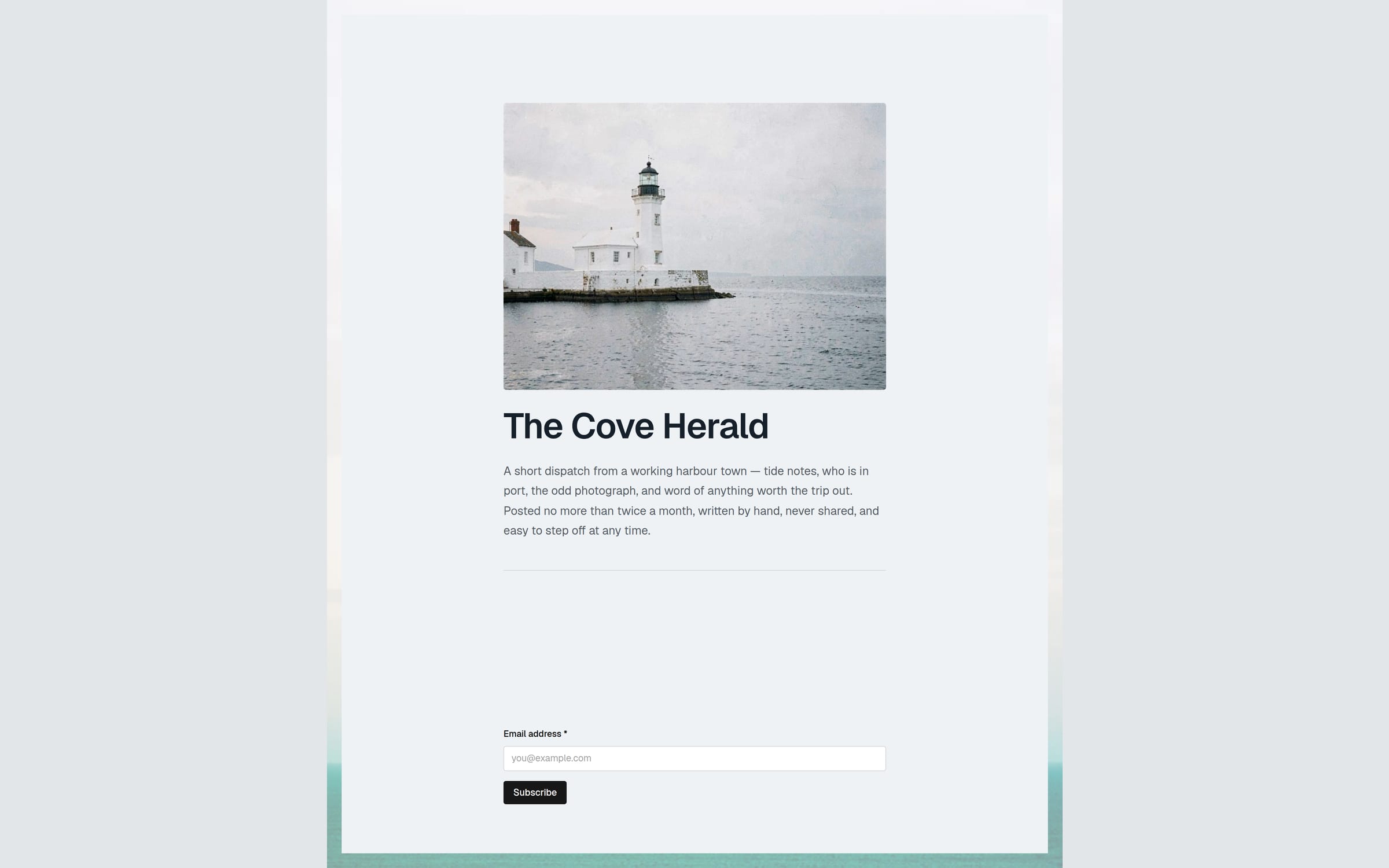 Herald template preview