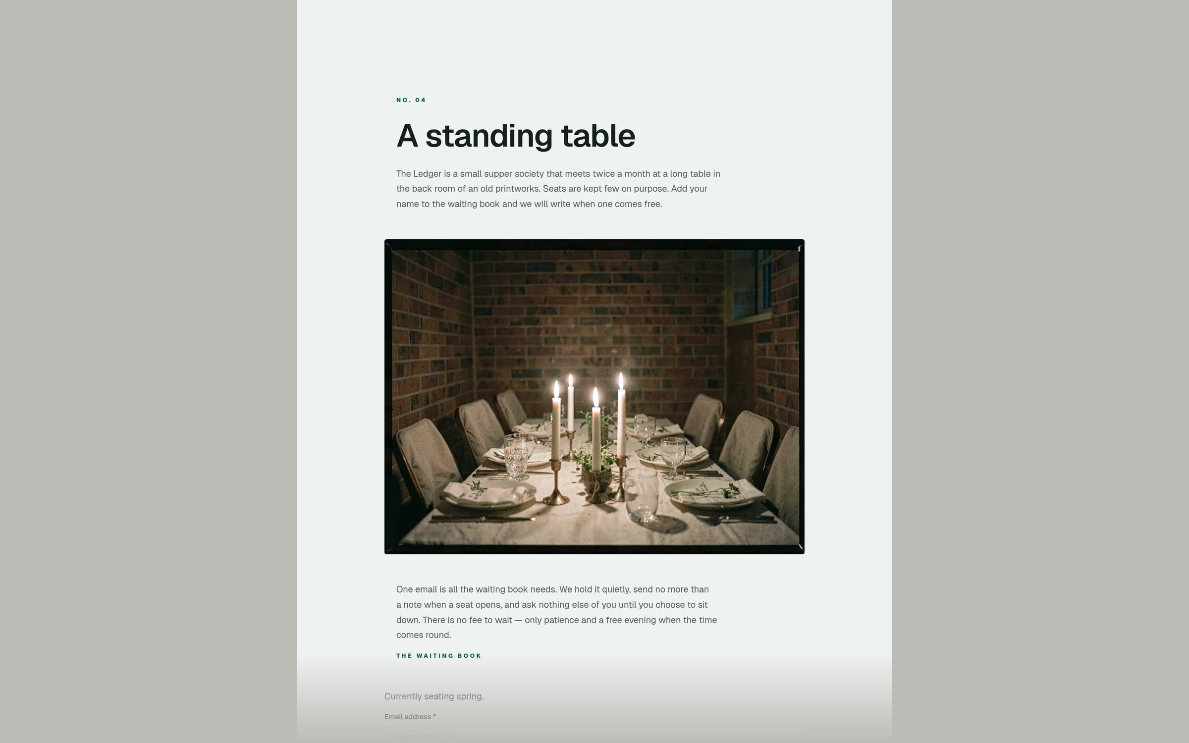 Ledger template preview