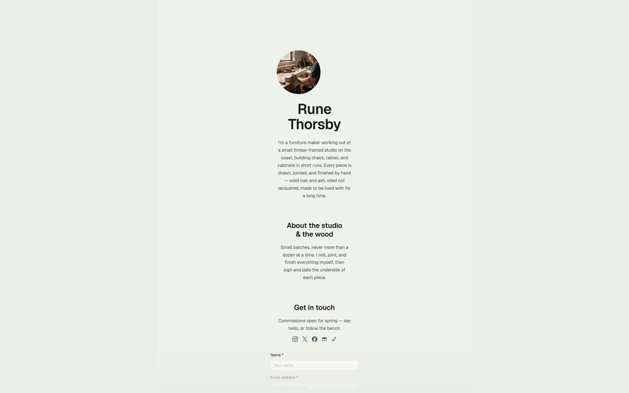 Placard template preview