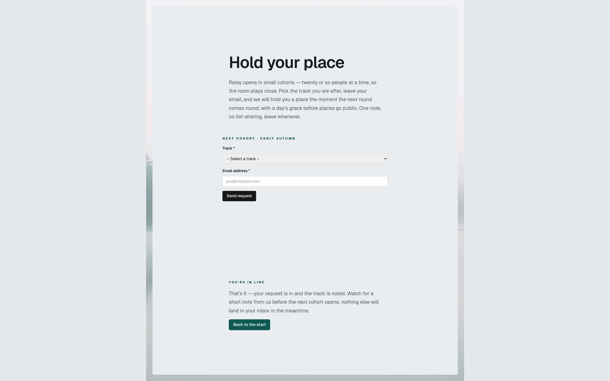Relay template preview