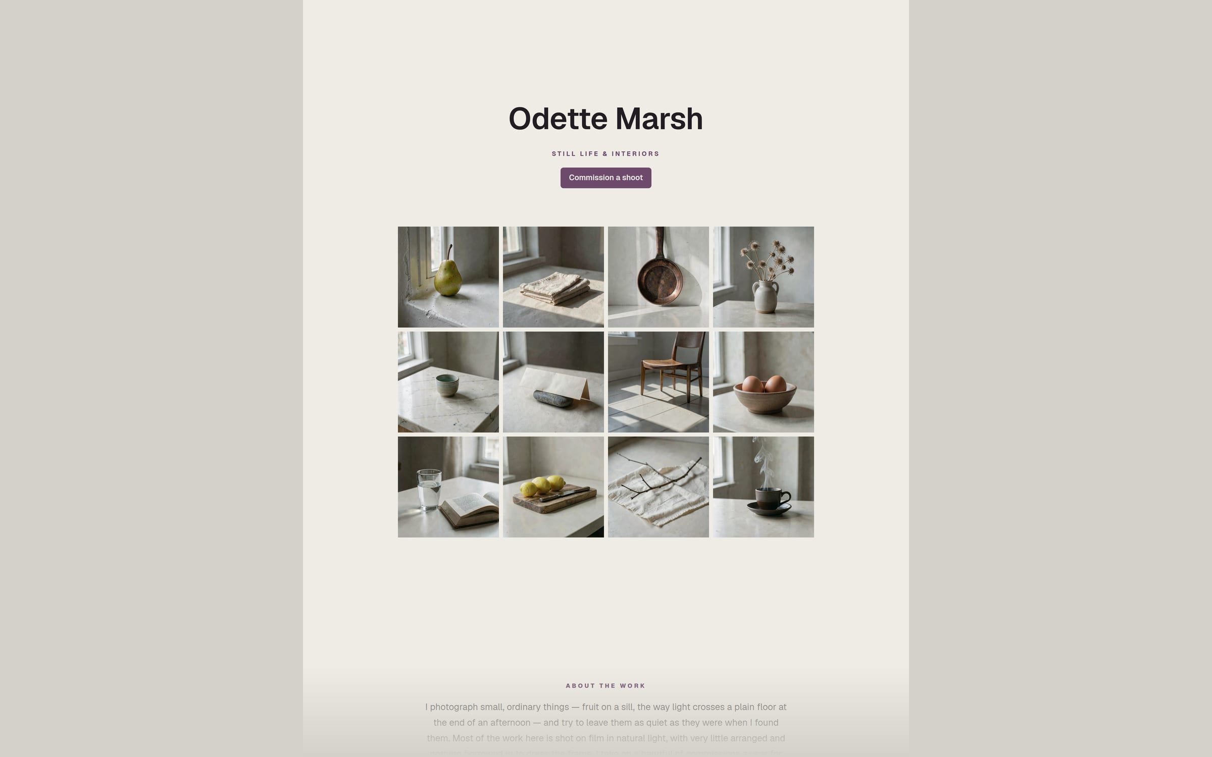 Tessera template preview