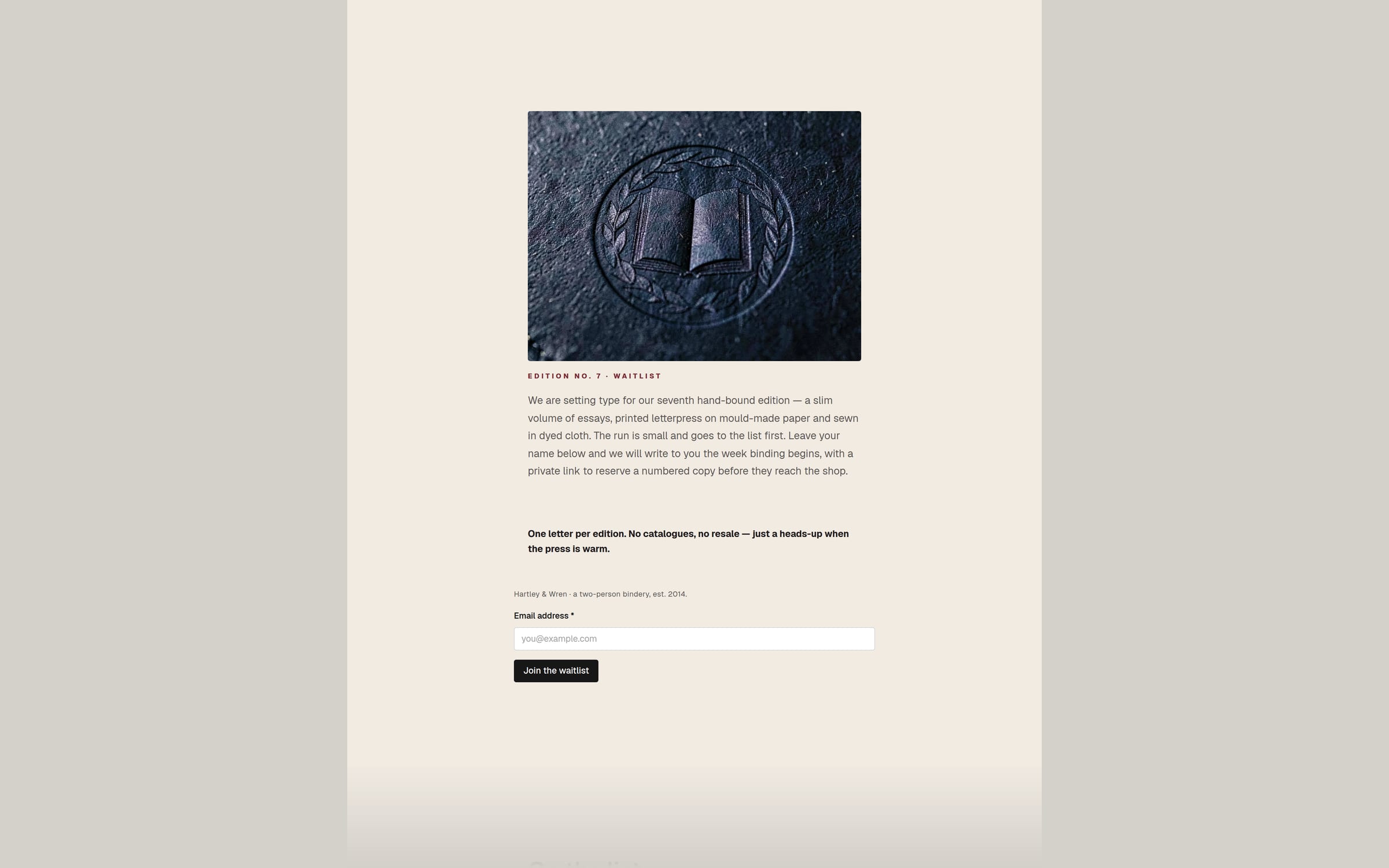 Vellum template preview